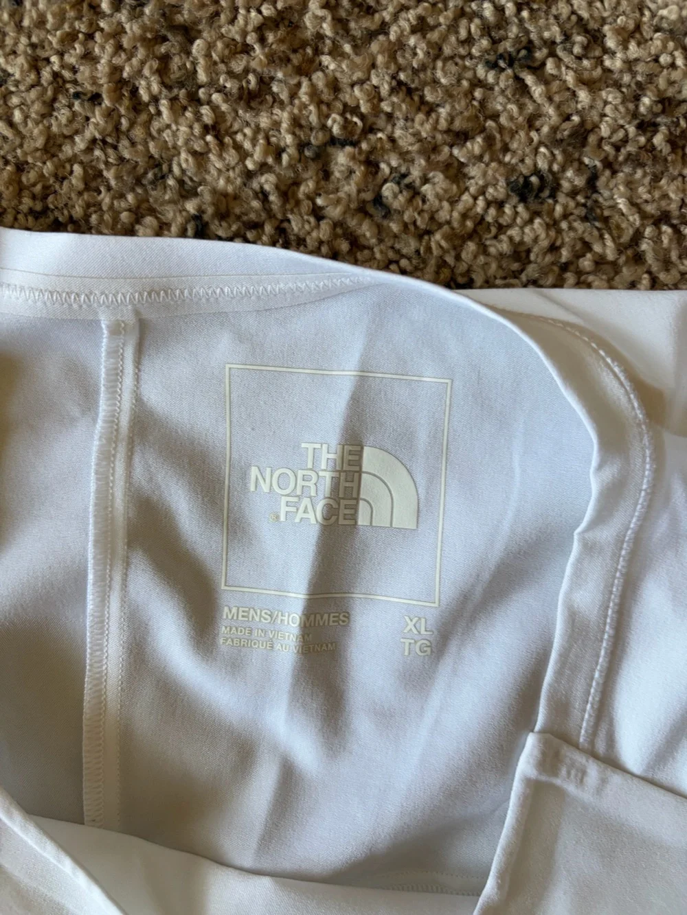 The North Face White Short Sleeve Performance Tee